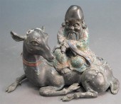 CHINESE CLOISONNE FIGURE OF A