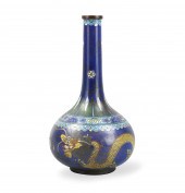 CHINESE CLOISONNE GLOBULAR VAS