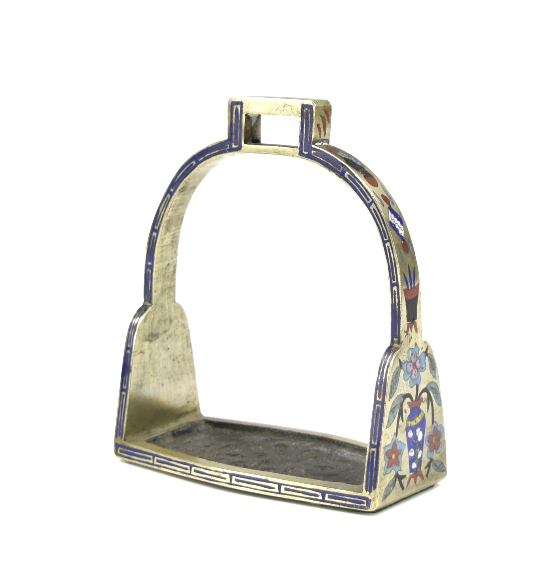 CHINESE CLOISONNE HORSE'S HOOF