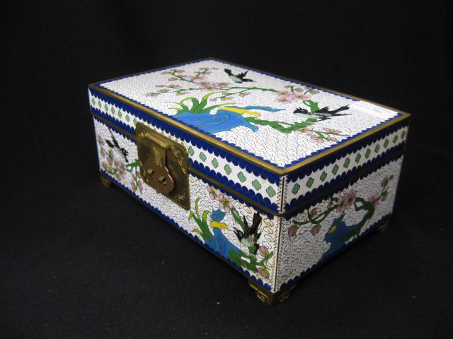 Chinese Cloisonne Jewelry Box