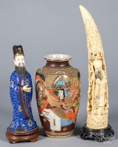 CHINESE CLOISONNé LOHAN, ETC.C