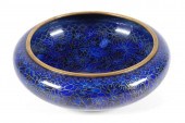 CHINESE CLOISONNE LOW BOWLVint