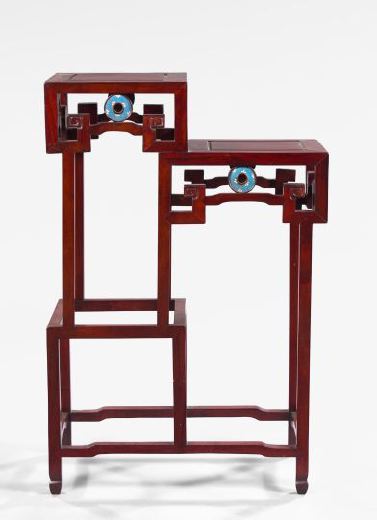 Chinese Cloisonne-Mounted