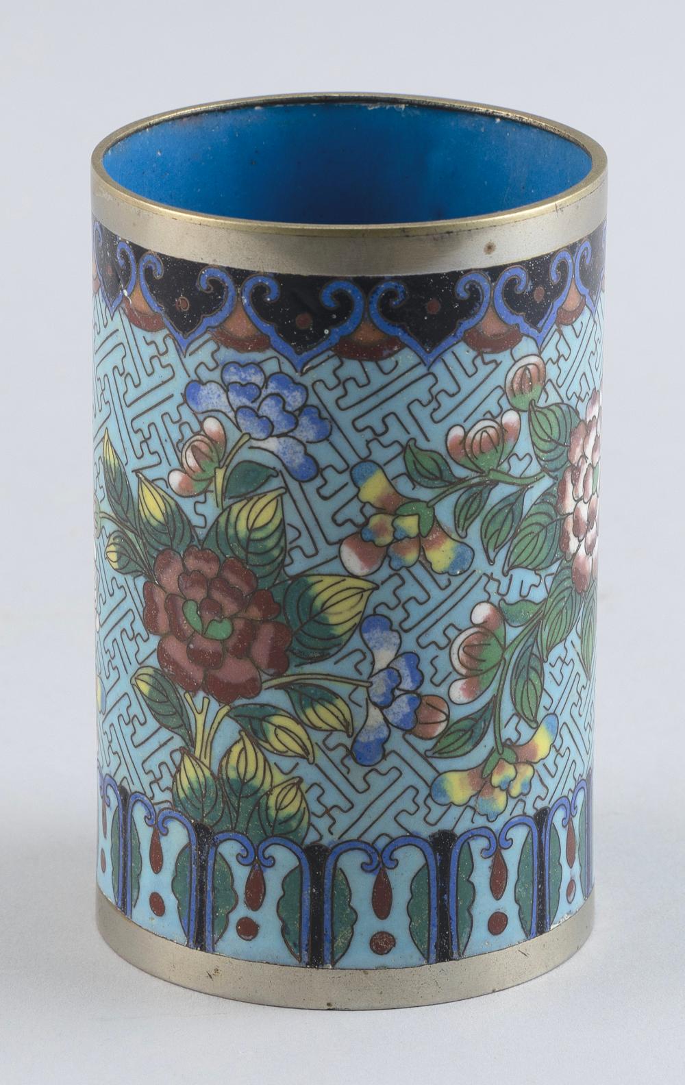 CHINESE CLOISONNÉ-ON-PAKTONG ENAMEL