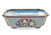 CHINESE CLOISONNE RECTANGULAR