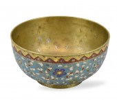 CHINESE CLOISONNE SCROLLING LO