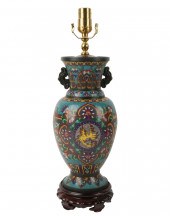 CHINESE CLOISONNE URNChinese C