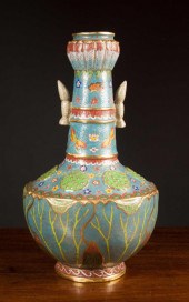 CHINESE CLOISONNE VASE, ATTRIB
