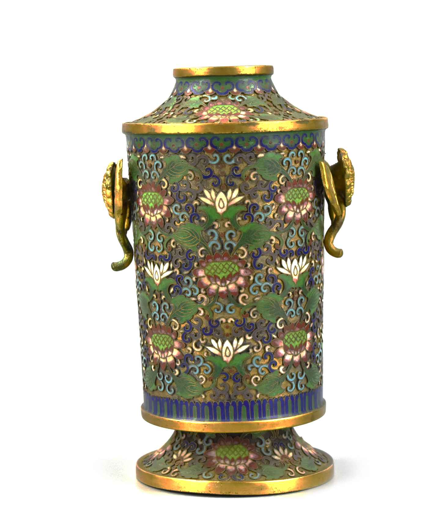 CHINESE CLOISONNE VASE,19/20TH C. A