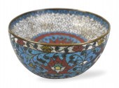 CHINESE CLOISONNE WARMING BOWL