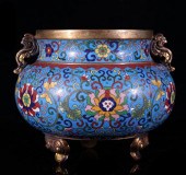 CHINESE CLOISSONE ENAMEL CENSO