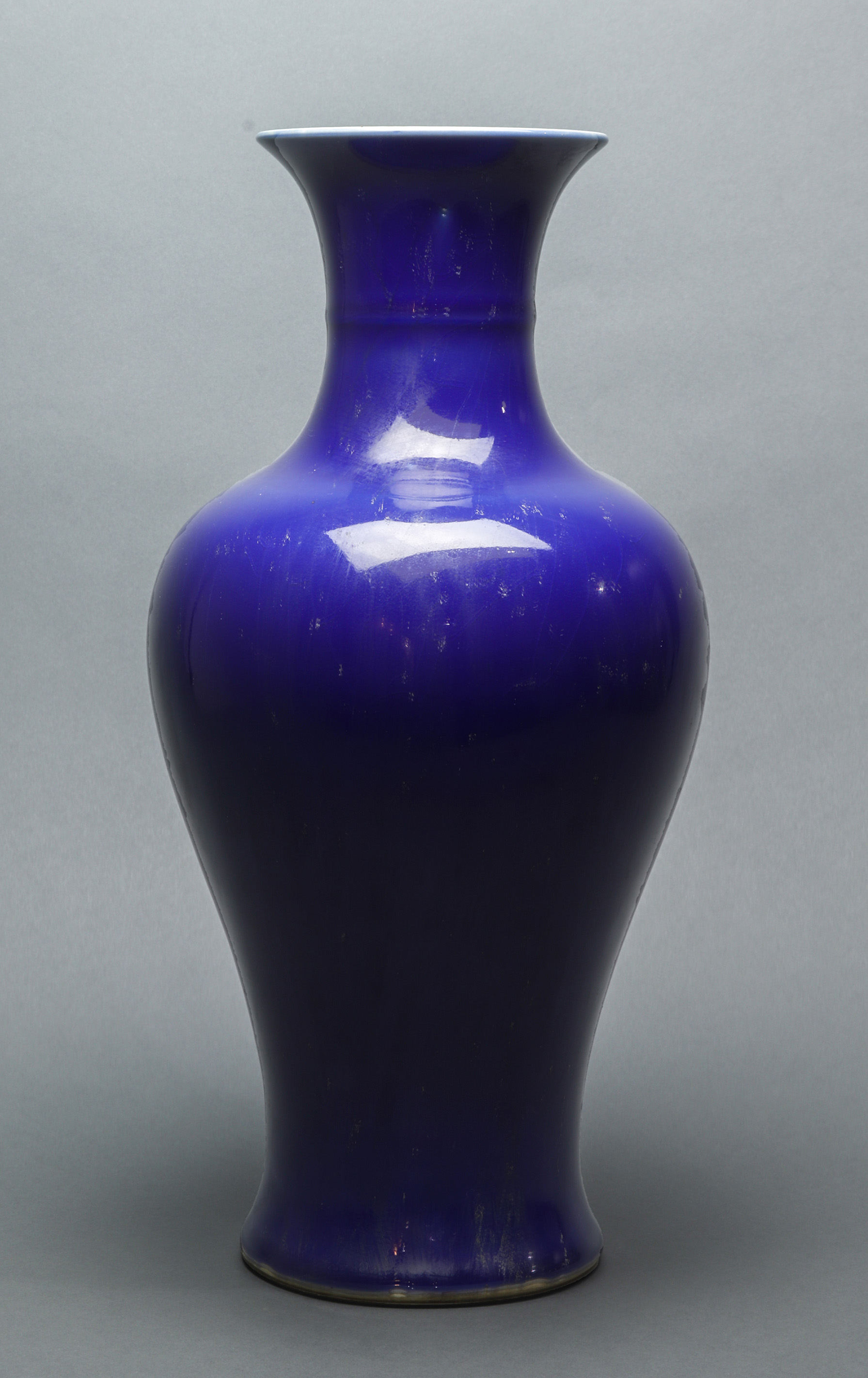 CHINESE COBALT BLUE GLAZED VASE