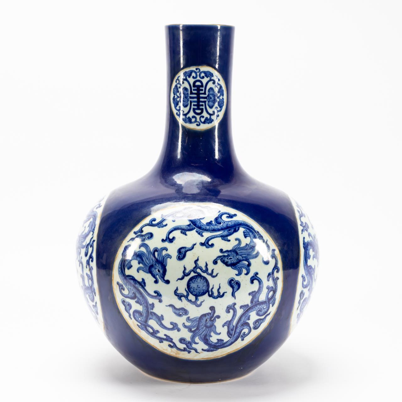 CHINESE COBALT DRAGON MOTIF