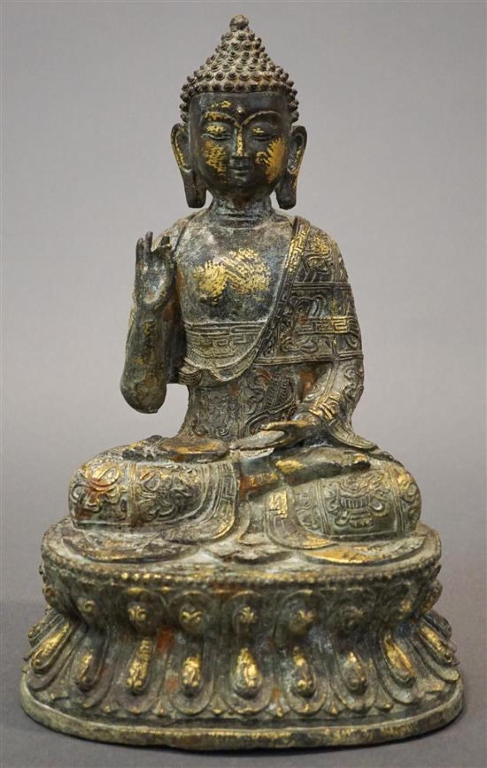 CHINESE COPPER ALLOY FIGURE OF