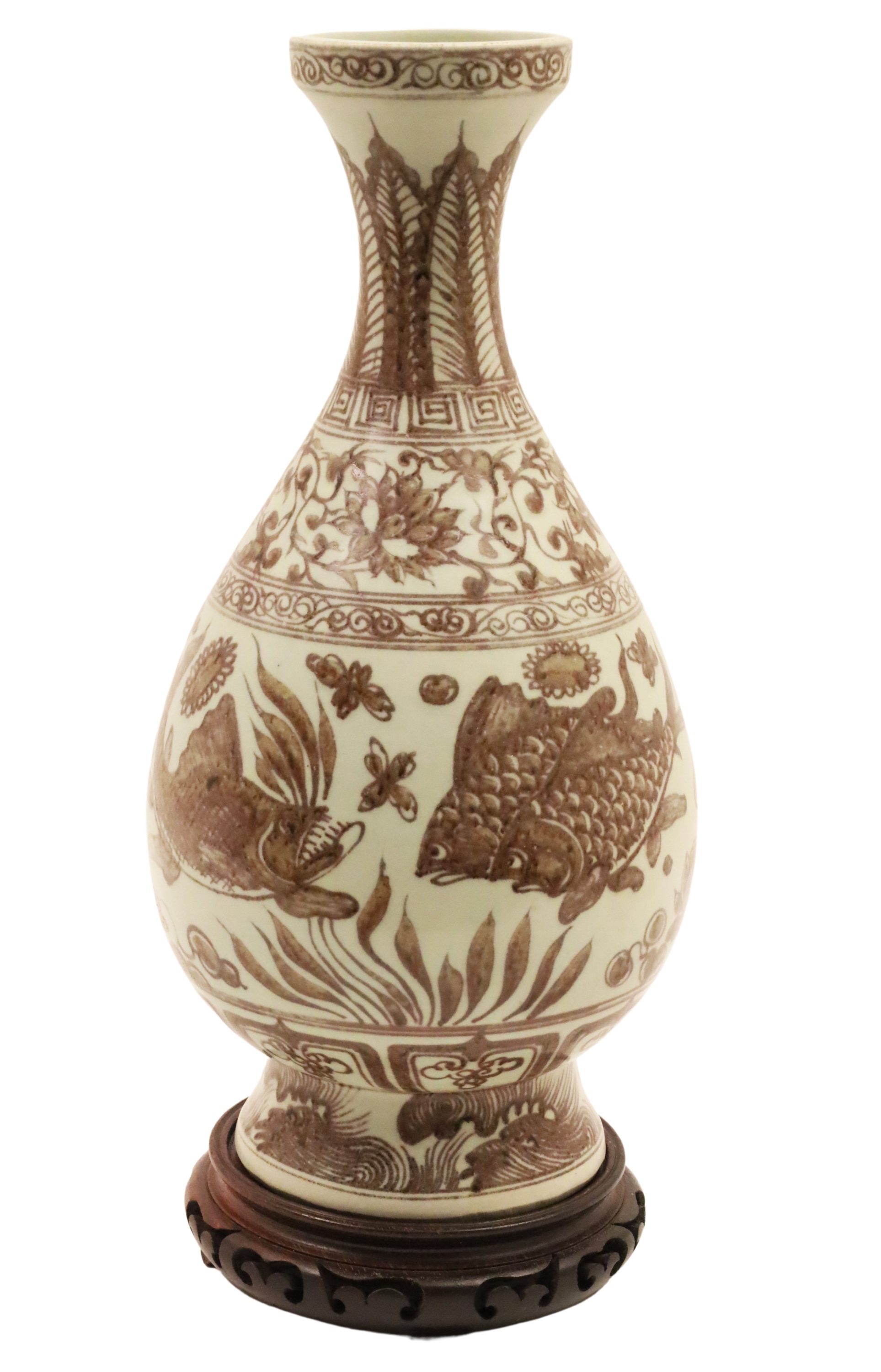 CHINESE COPPER RED UNDERGLAZE