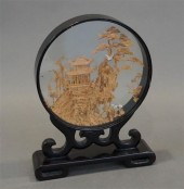 CHINESE CORK PAGODA IN ROUND B