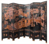 CHINESE COROMANDEL 8 PANEL SCR