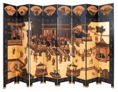 CHINESE COROMANDEL EIGHT PANEL