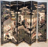 CHINESE COROMANDEL INLAID WOOD