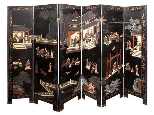 CHINESE COROMANDEL LACQUER 6