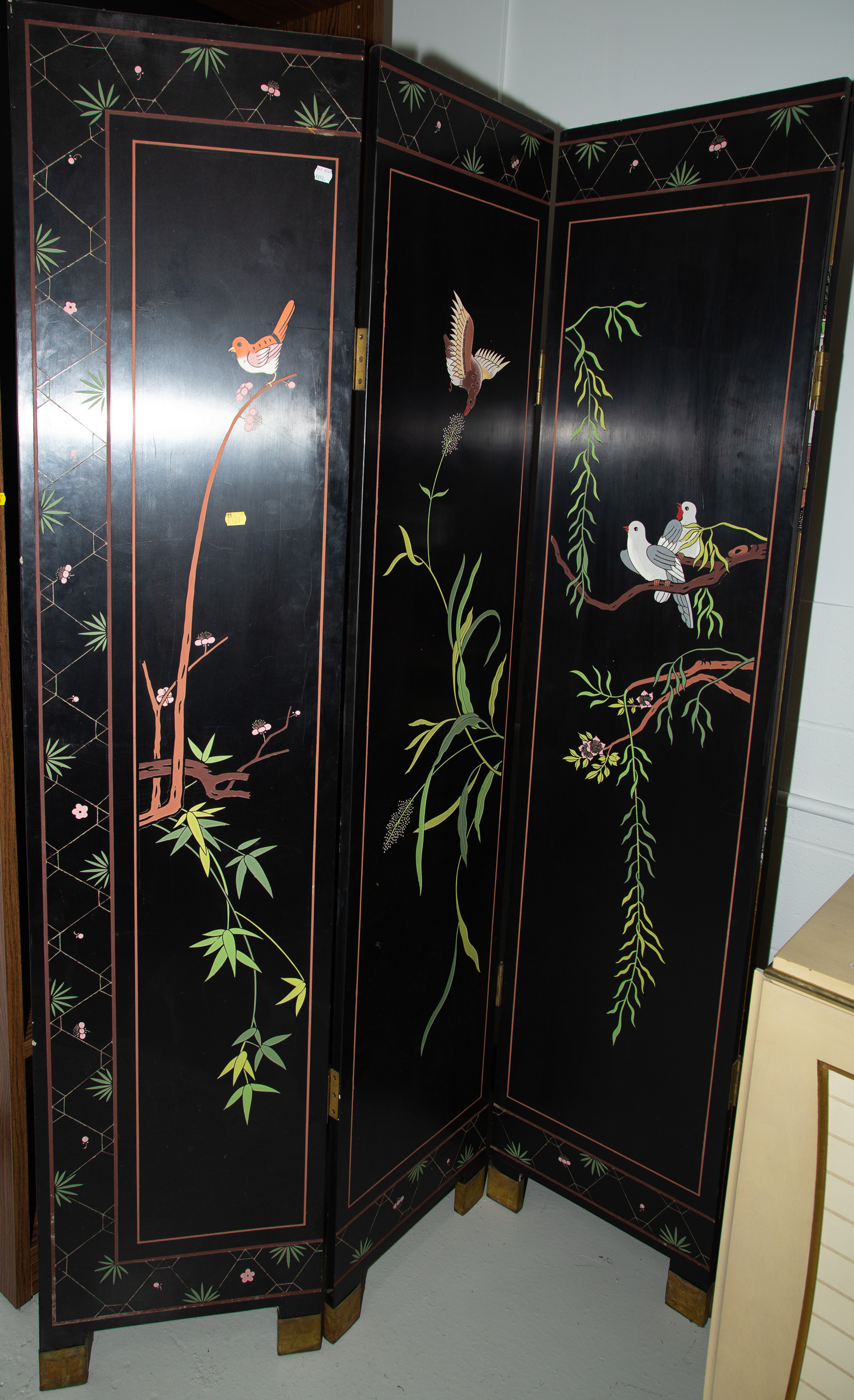 CHINESE COROMANDEL LACQUER FOUR