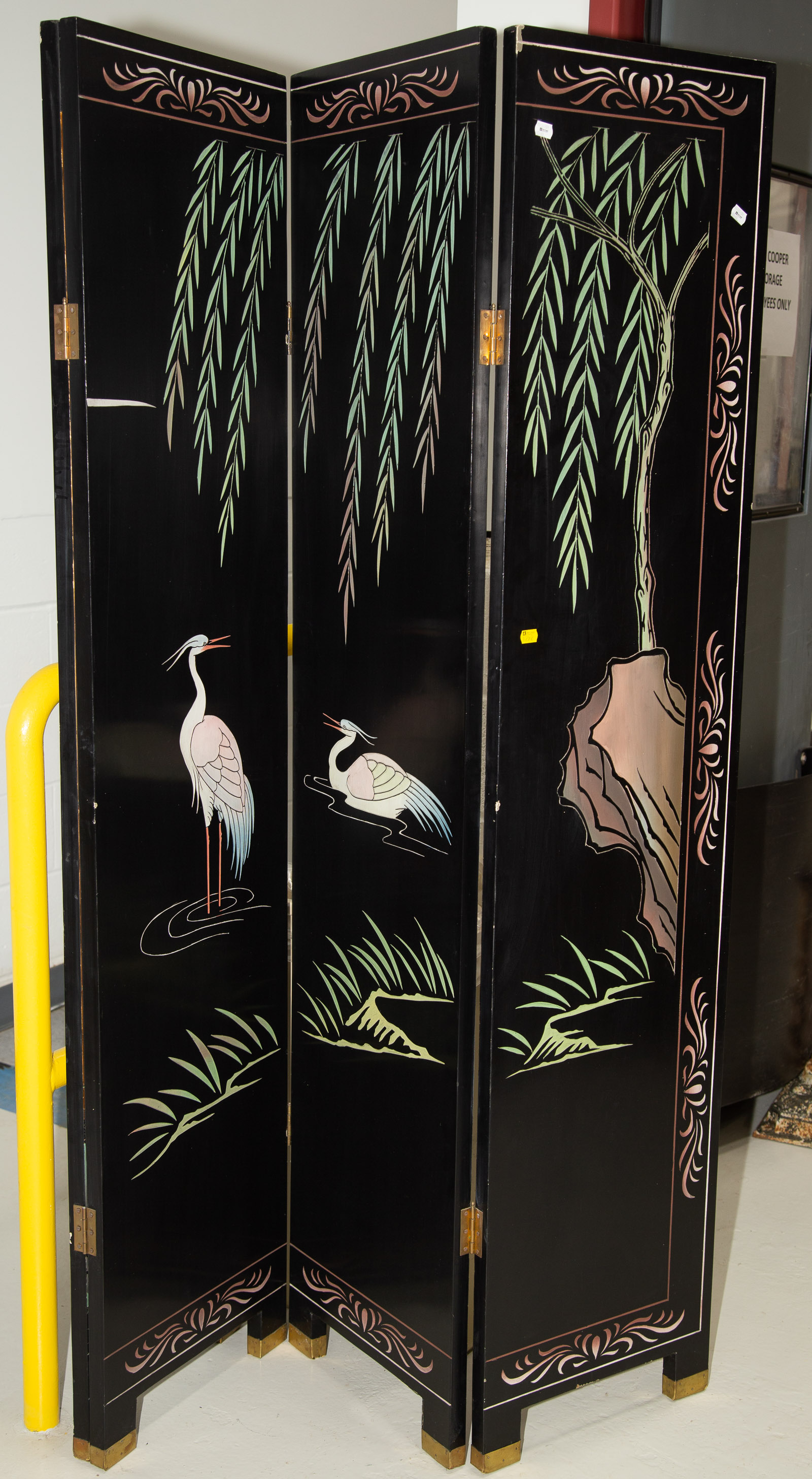 CHINESE COROMANDEL LACQUER FOUR