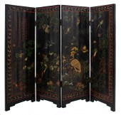 CHINESE COROMANDEL PAINTED FOU