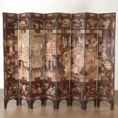 CHINESE COROMANDEL SCREEN, EX.
