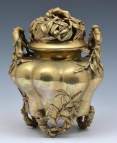CHINESE COVERED BRASS CENSOR,