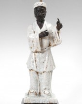 CHINESE CRACKLE GLAZE FIGURAL