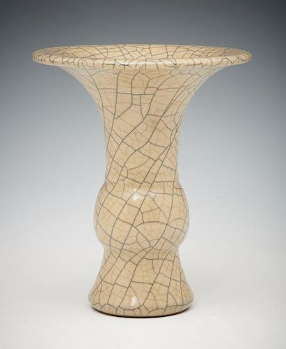 CHINESE CRACKLE GLAZED BEAKER