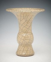 CHINESE CRACKLE GLAZED BEAKER