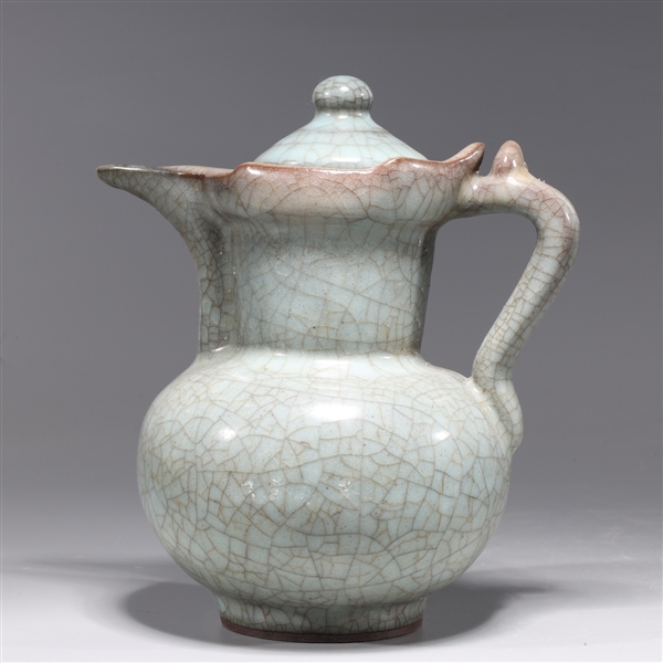 Chinese crackle glazed celadon