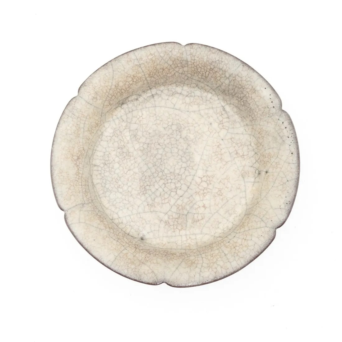 CHINESE CRACKLE GLAZED FOLIATE