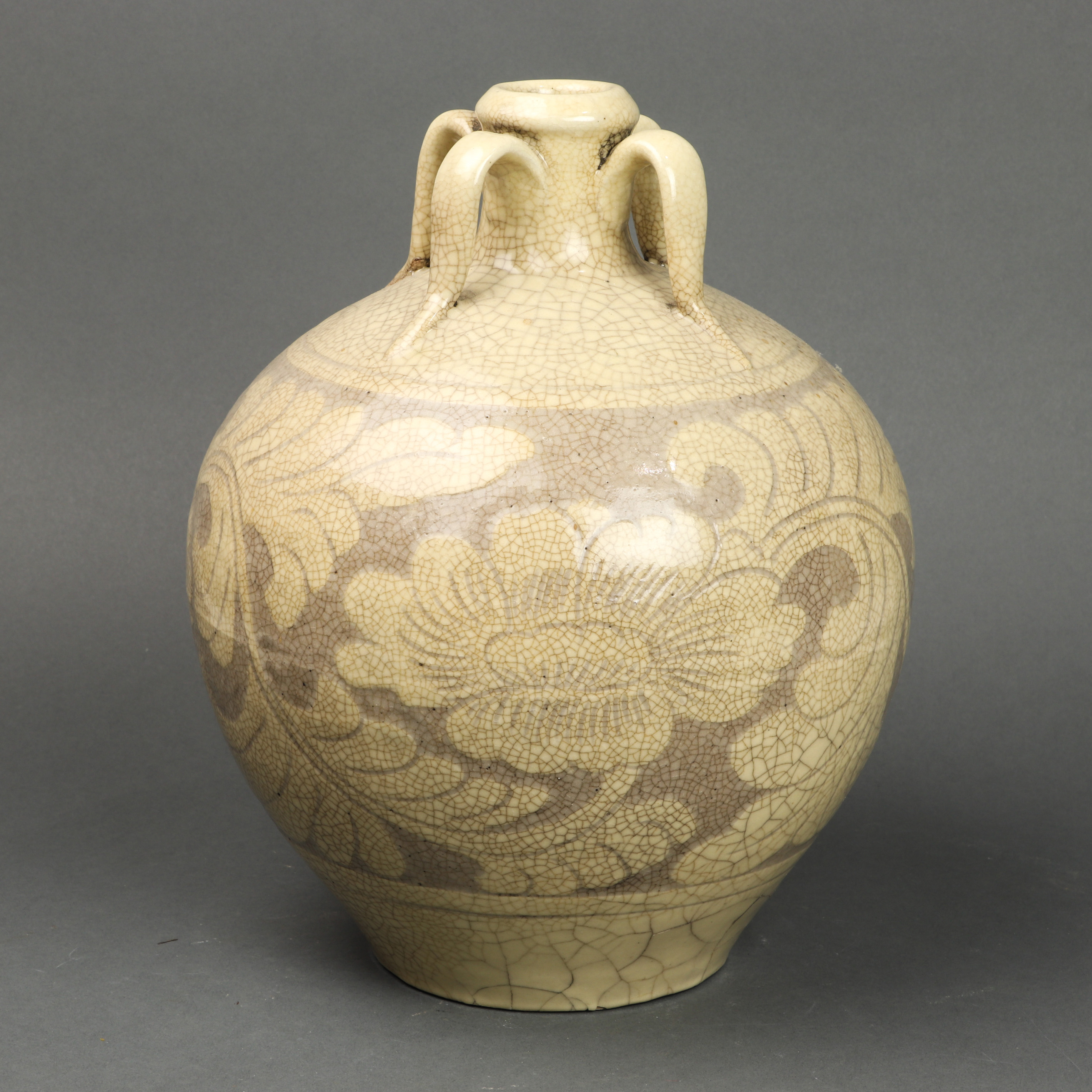 CHINESE CRACKLE GLAZED JAR