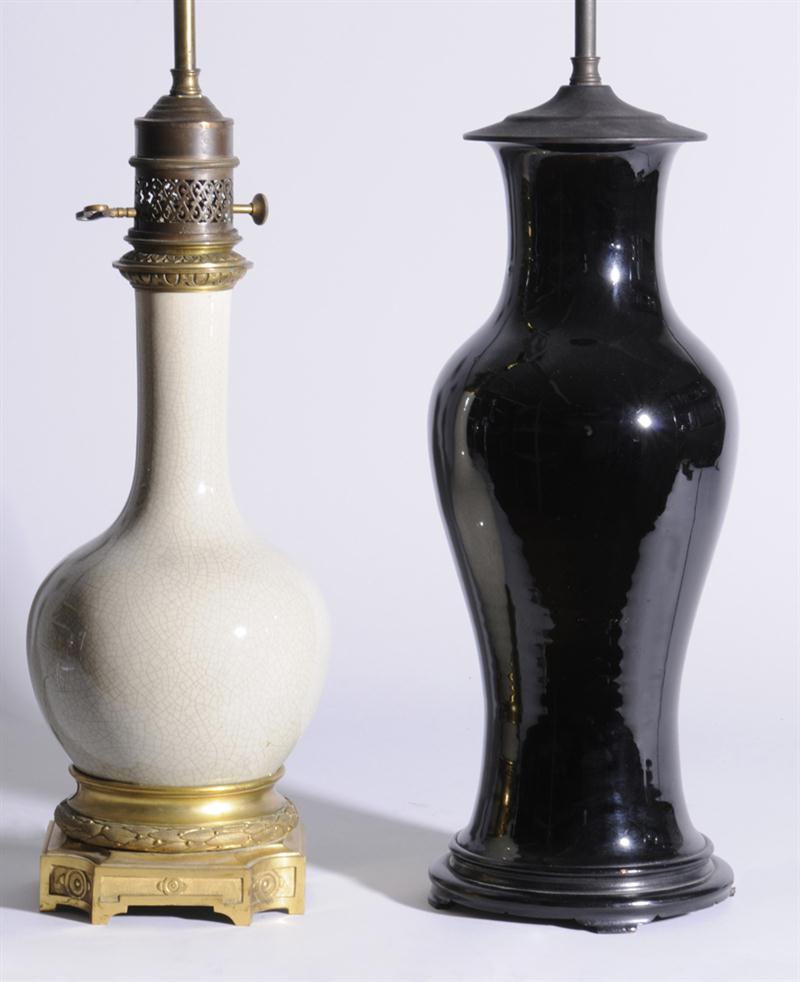 CHINESE CRACKLE GLAZED POTTERY