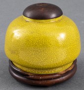 CHINESE CRACKLE-GLAZED POTTERY