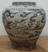 CHINESE CRACKLEWARE GLAZE VASE