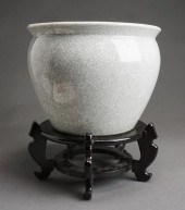 CHINESE CRACKLEWARE JARDINIERE