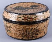 CHINESE CREAM PAINTED PAPIER M