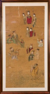 CHINESE DAOIST PAINTING Chines