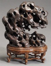 CHINESE DARK PATINA IRONSTONE