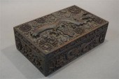 CHINESE DARK STAINED WOOD 'DRA