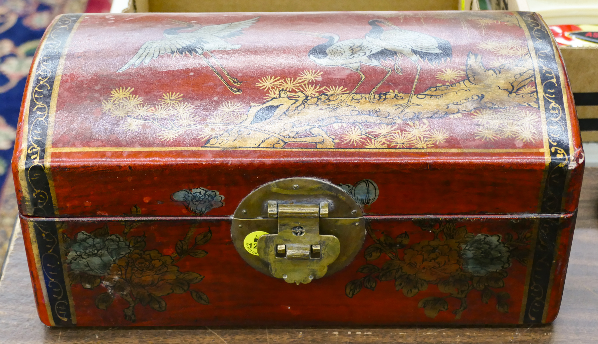 Chinese Decorated Pig Skin Document