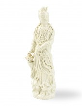CHINESE DEHUA FIGURE OF GUANYI