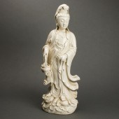 CHINESE DEHUA FIGURE OF GUANYI