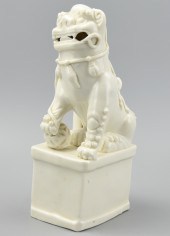 CHINESE DEHUA LION INCENSE BUR