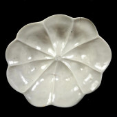 CHINESE DEHUA MOLDED LOTUS LEA