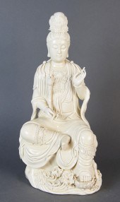CHINESE DEHUA PORCELAIN FIGURE