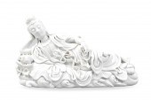 CHINESE DEHUA RECLINING GUANYI